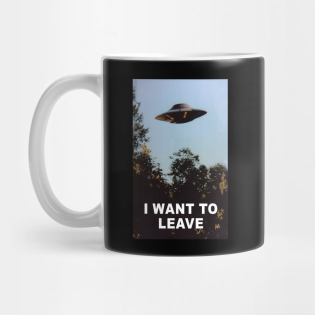 I WANT TO LEAVE by Psychoanalytic's Store